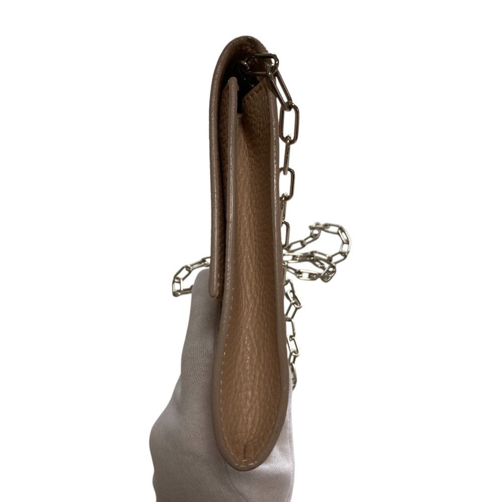 バッグ MM6 Maison Margiela CHAIN SHOULD BAG MM6 Maison Margiela Leather Chain-Linked Shoulder Bag