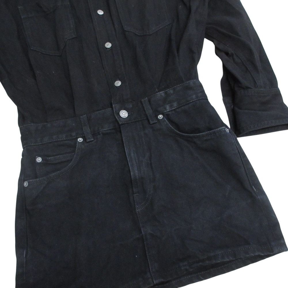 Other Other Haikure Tamu Denim Mini Dress Denim Dresses HEW10024 DUTY FREE for USA Size ONE SIZE - 4 Thumbnail