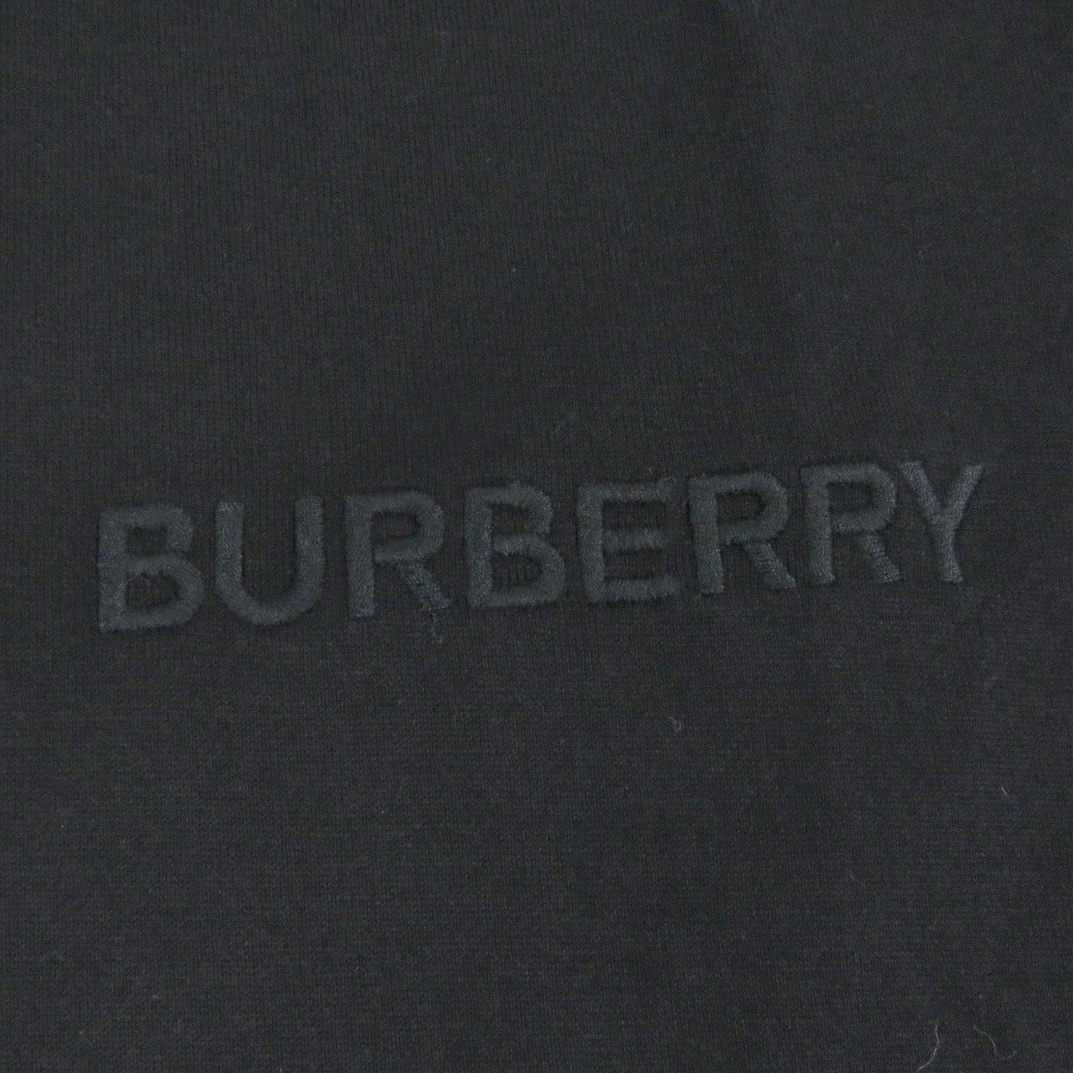 Burberry Burberry Burberry Logo Embroidered Cotton T-shirt Cotton T-Shirts DUTY FREE for USA Size ONE SIZE - 4 Thumbnail