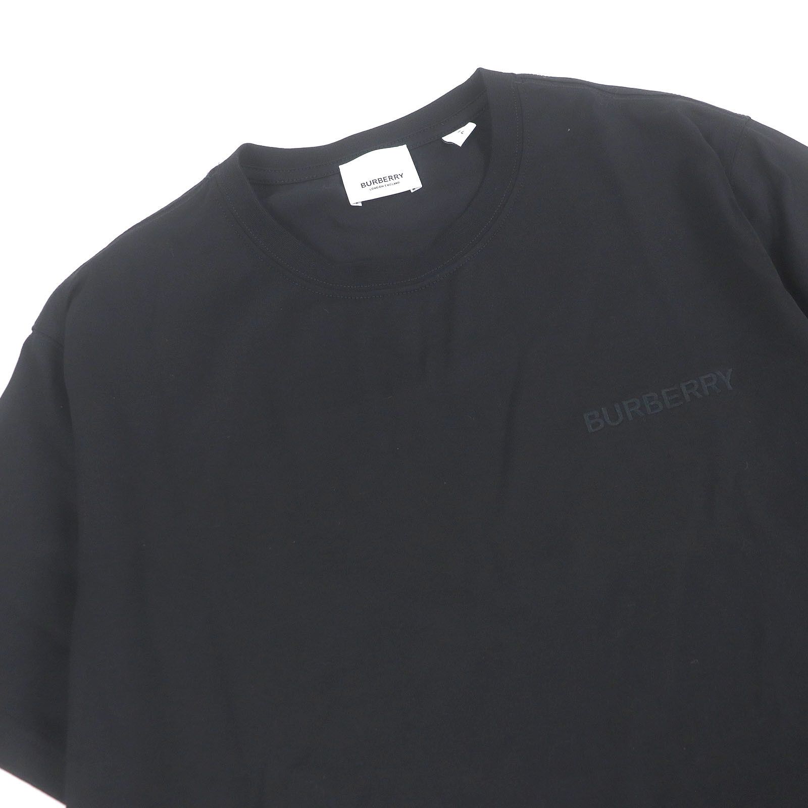 Burberry Burberry Burberry Logo Embroidered Cotton T-shirt Cotton T-Shirts DUTY FREE for USA Size ONE SIZE - 2 Thumbnail