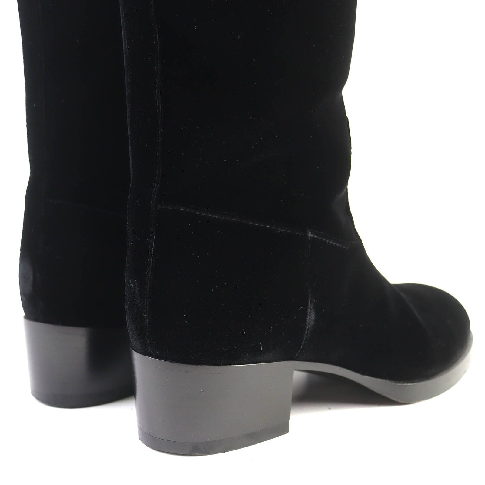 Chanel Chanel Chanel COCO Mark Velour Long Boots Suede Shoes G37985 DUTY FREE for USA Size ONE SIZE - 6 Thumbnail