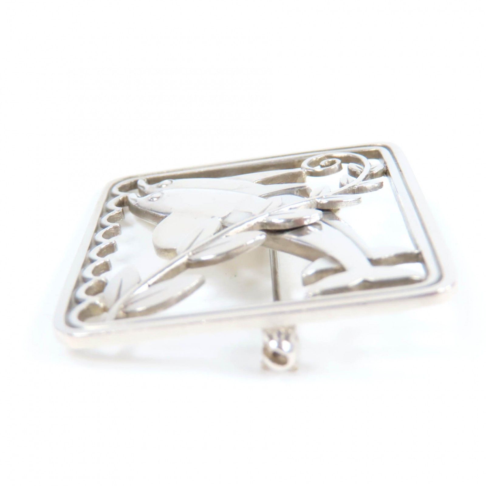 Other Other Georg Jensen Dolphin Silver 925 Brooch Metal Brooch DUTY FREE for USA Size ONE SIZE - 2 Thumbnail