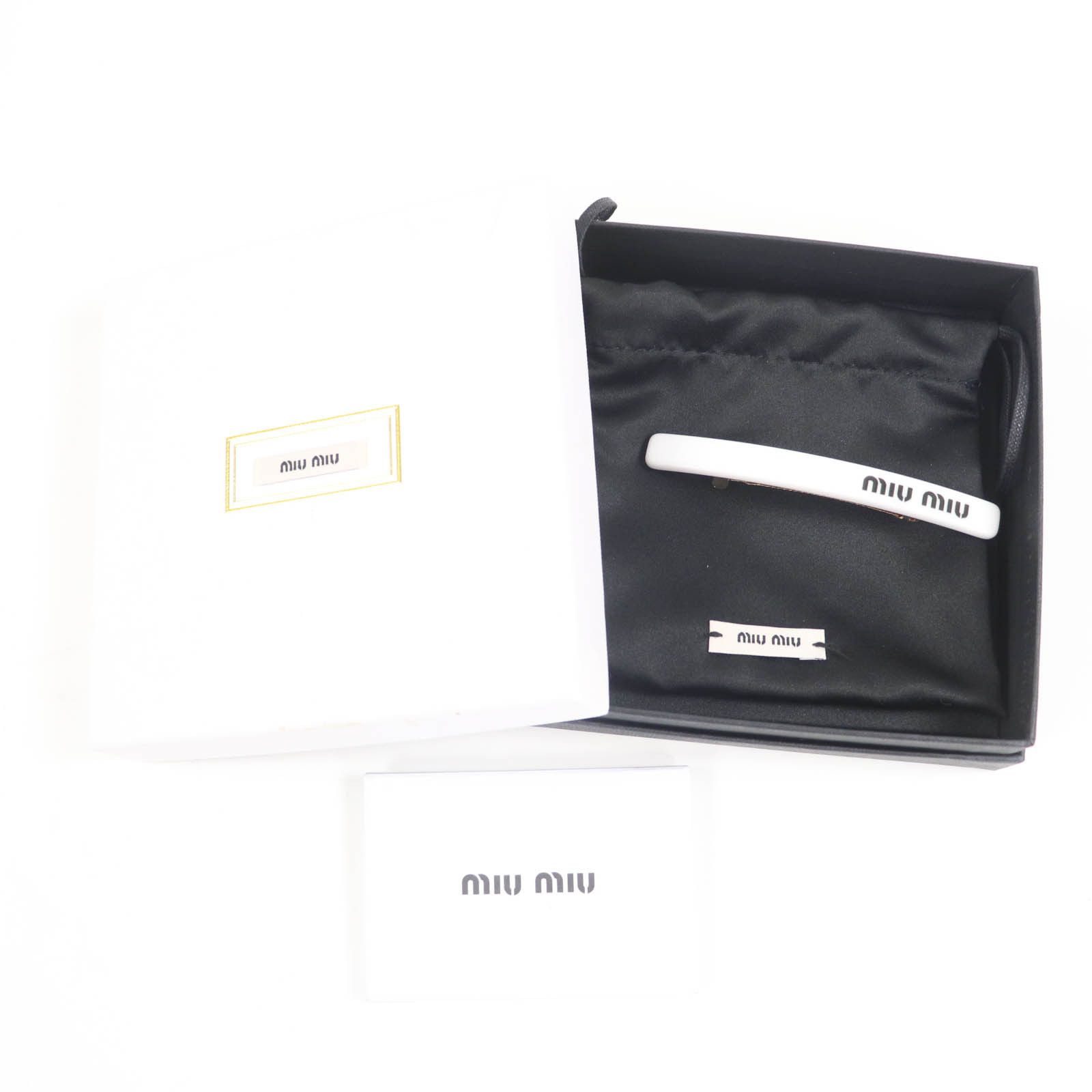 Miu Miu Miu Miu MiuMiu Valletta Hair Clip Others Business card case 51F125 DUTY FREE for USA Size ONE SIZE - 2 Thumbnail