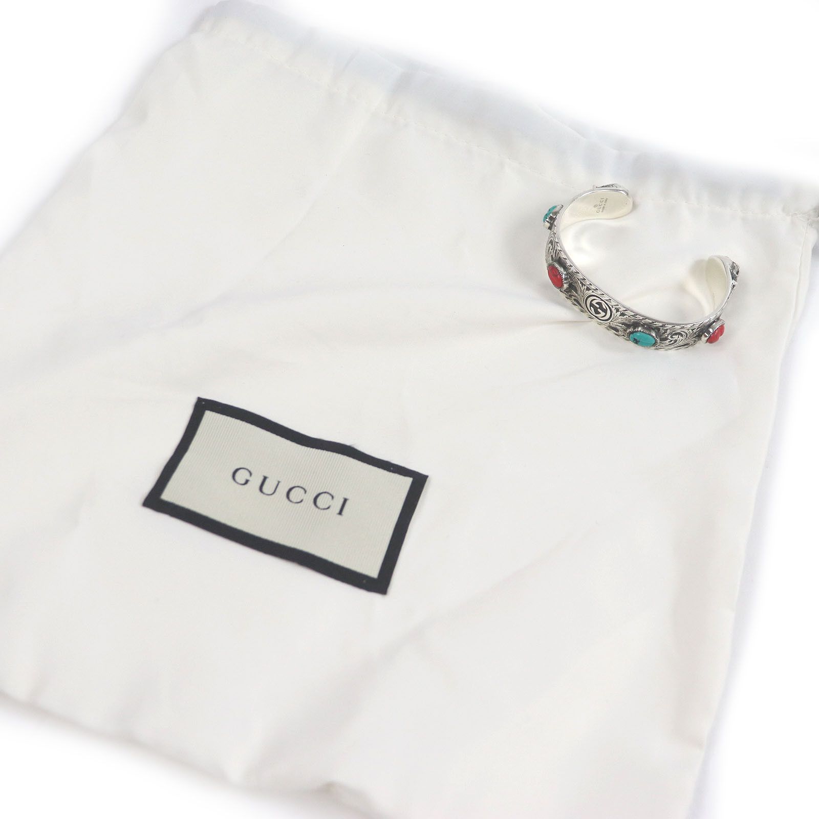 Gucci Gucci Gucci Le Marche des Merveilles Silver Bangle Metal Bangle DUTY FREE for USA Size ONE SIZE - 2 Thumbnail
