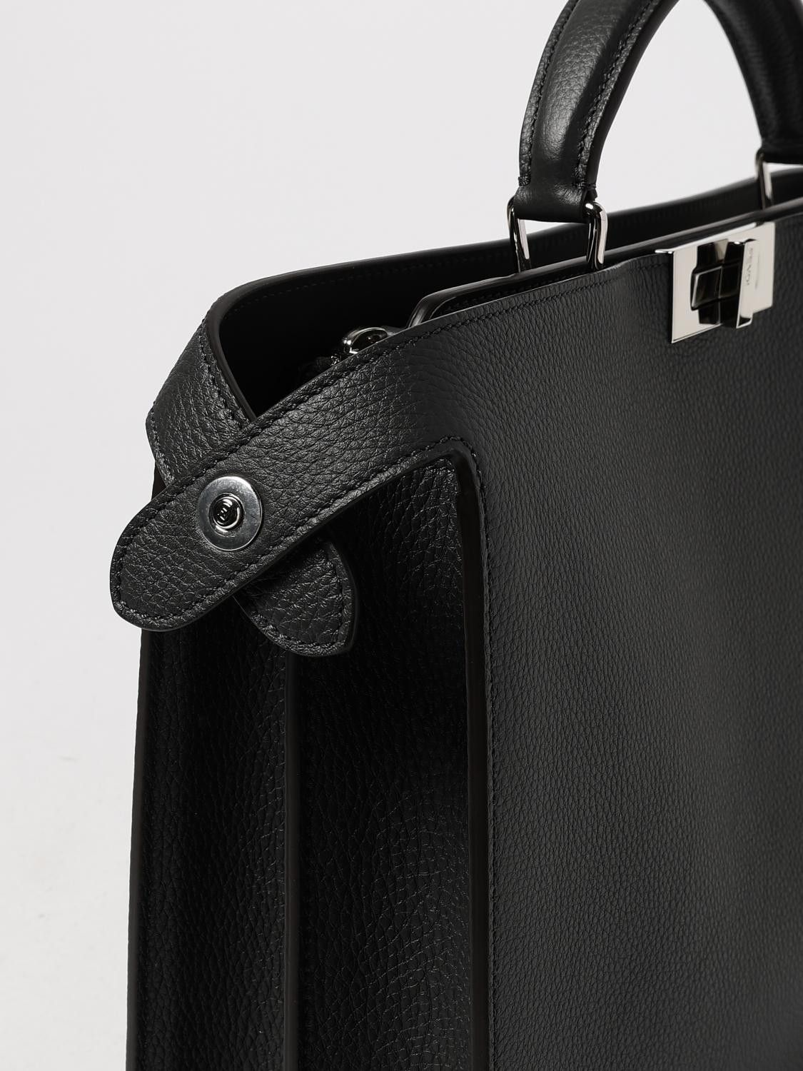 Fendi Fendi Shoulder Bag Men Grey Size ONE SIZE - 4 Thumbnail