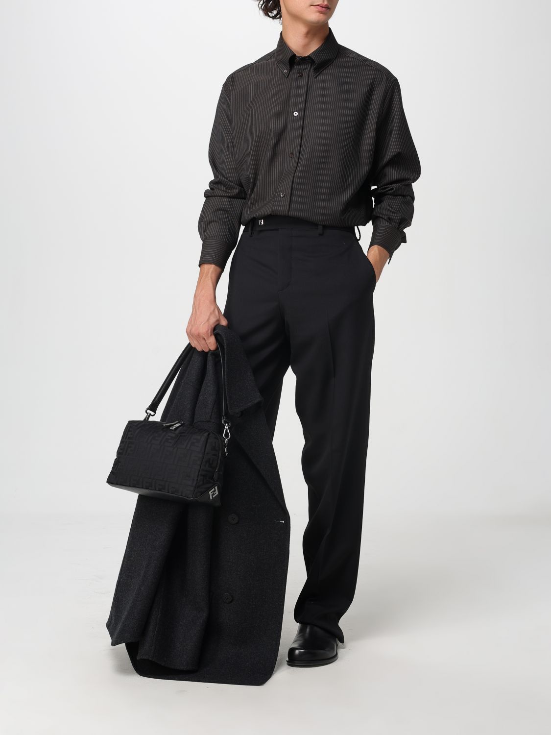 Fendi Fendi Shoulder Bag Men Black Size ONE SIZE - 2 Thumbnail