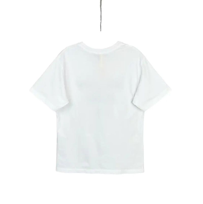 Louis Vuitton Louis Vuitton Women's XL White Cotton T-Shirt 0089 Size XL / US 12-14 / IT 48-50 - 2 Thumbnail