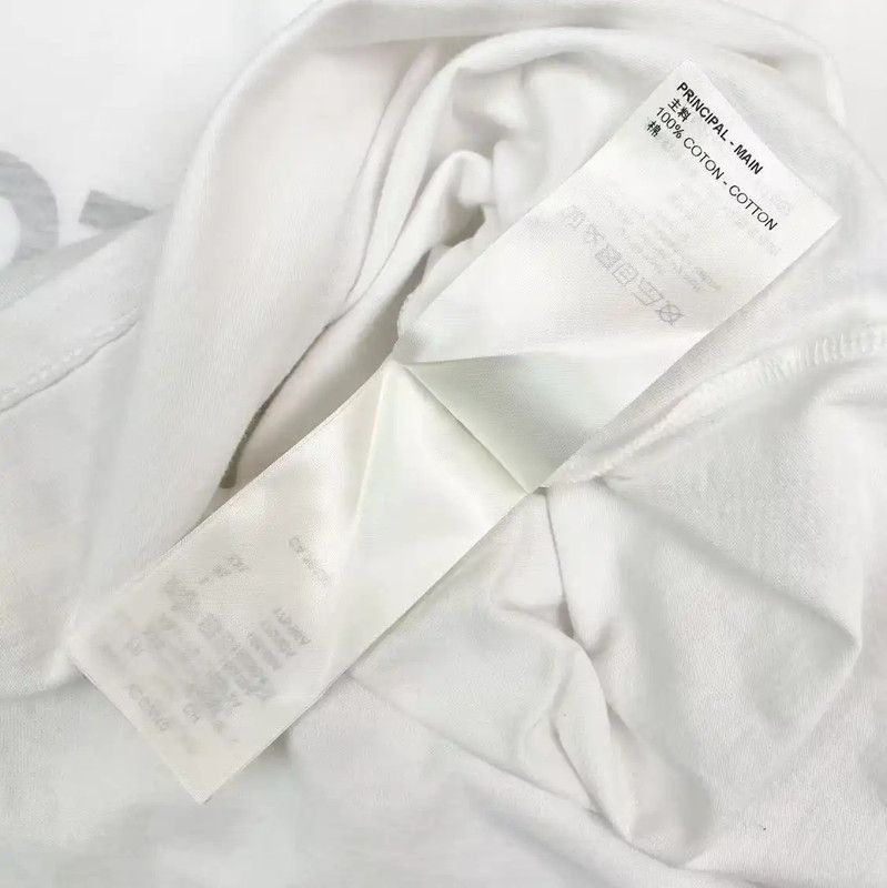 Louis Vuitton Louis Vuitton Women's XL White Cotton T-Shirt 0089 Size XL / US 12-14 / IT 48-50 - 5 Thumbnail