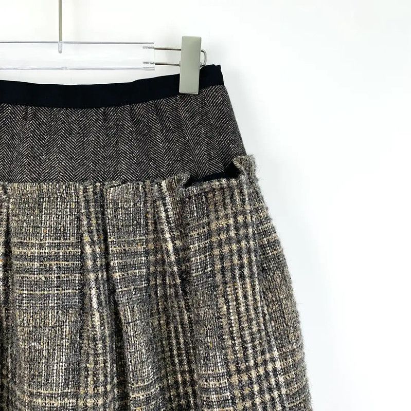 Louis Vuitton Louis Vuitton Brown Mohair Women's Skirt 0089 Size 23" - 3 Thumbnail