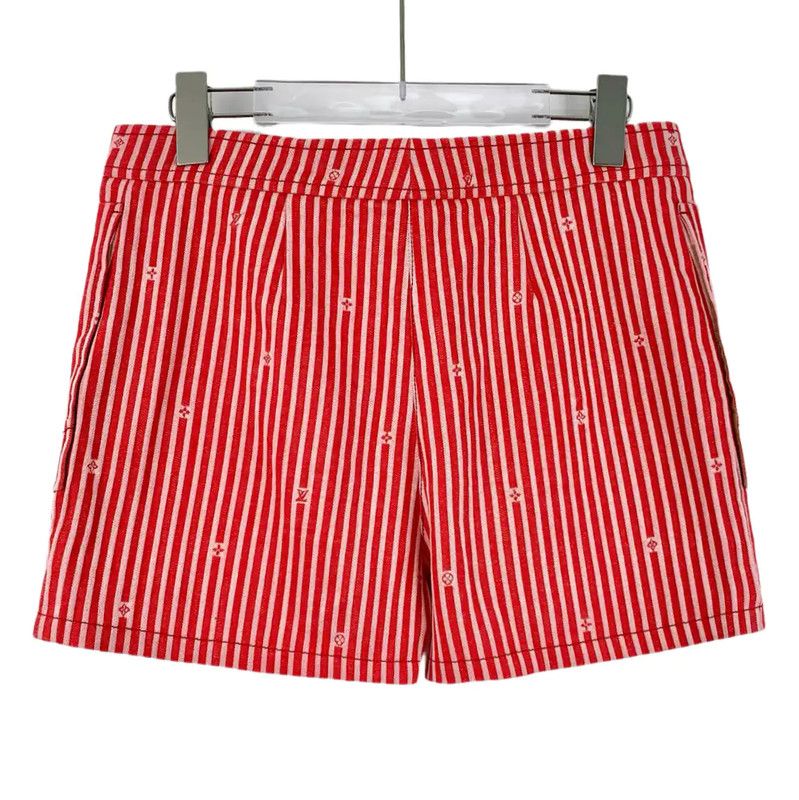 Louis Vuitton Louis Vuitton Color Block Cotton Shorts for Women 0089 Size 23" - 2 Thumbnail