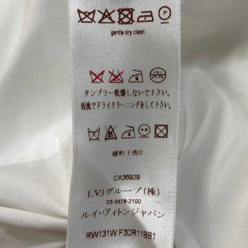Louis Vuitton Louis Vuitton White Cotton Dress for Women 0089 Size M / US 6-8 / IT 42-44 - 5 Thumbnail
