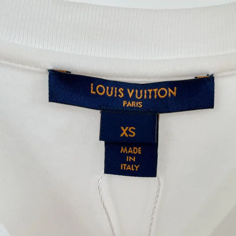 Louis Vuitton Louis Vuitton Women's Logo Cotton T-Shirt 0089 Size XS / US 0-2 / IT 36-38 - 5 Thumbnail