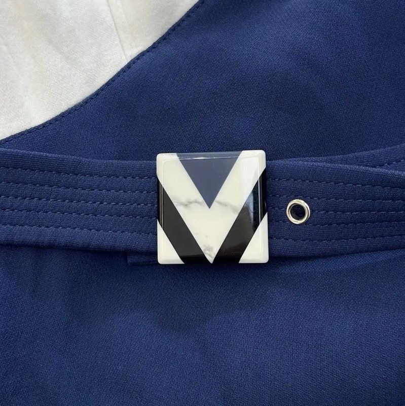 Louis Vuitton Louis Vuitton Color-Block Short Sleeve Dress 0089 Size XS / US 0-2 / IT 36-38 - 6 Thumbnail