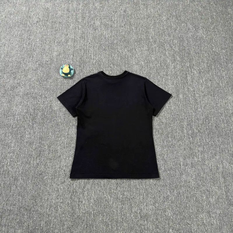 Louis Vuitton Louis Vuitton Black Cotton Women's T-Shirt 0089 Size M / US 6-8 / IT 42-44 - 2 Thumbnail