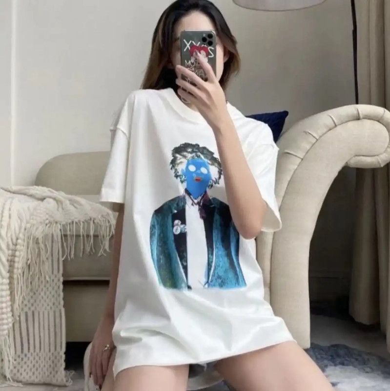 Louis Vuitton Louis Vuitton White Cotton Women's T-Shirt 0089 Size XL / US 12-14 / IT 48-50 - 7 Thumbnail