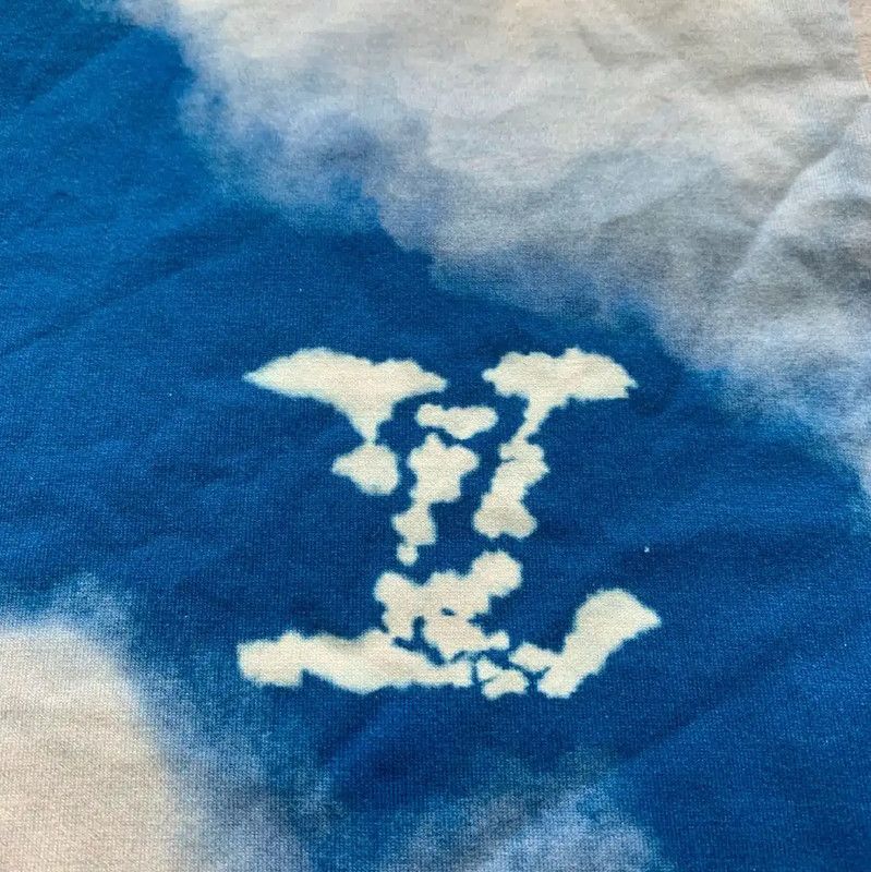 Louis Vuitton Louis Vuitton Blue Cotton Women's T-Shirt 0089 Size M / US 6-8 / IT 42-44 - 9 Thumbnail