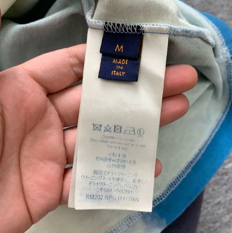 Louis Vuitton Louis Vuitton Blue Cotton Women's T-Shirt 0089 Size M / US 6-8 / IT 42-44 - 8 Thumbnail