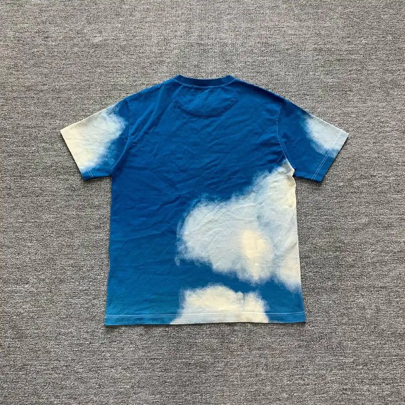 Louis Vuitton Louis Vuitton Blue Cotton Women's T-Shirt 0089 Size M / US 6-8 / IT 42-44 - 2 Thumbnail