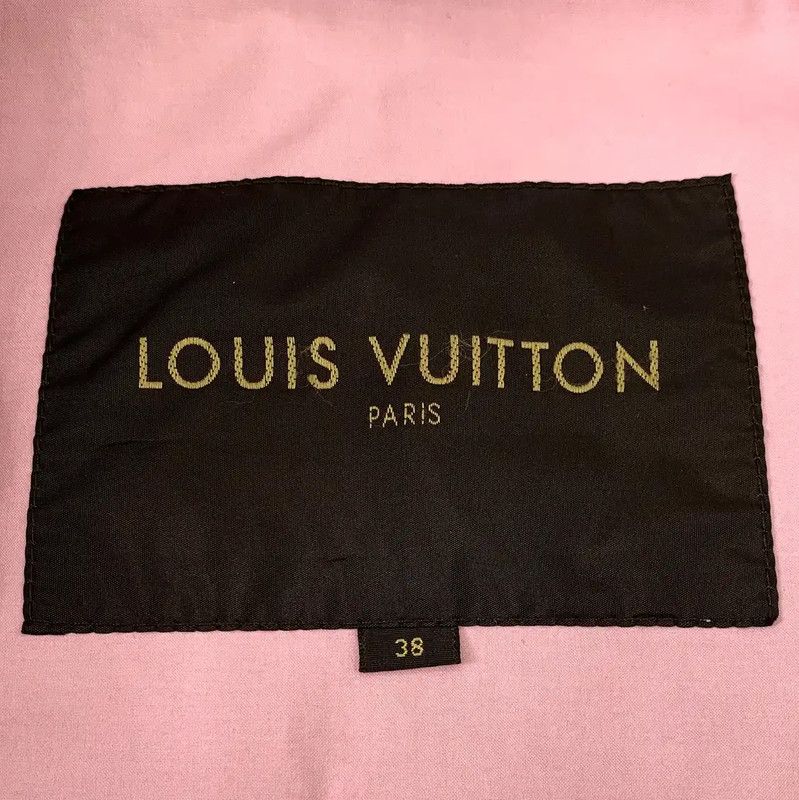 Louis Vuitton Louis Vuitton Pink Cotton Women's Trench Coat 0089 Size S / US 4 / IT 40 - 5 Thumbnail