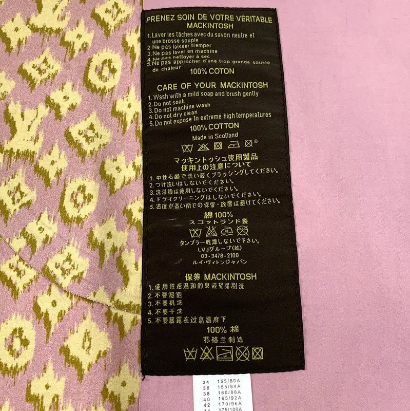 Louis Vuitton Louis Vuitton Pink Cotton Women's Trench Coat 0089 Size S / US 4 / IT 40 - 6 Thumbnail