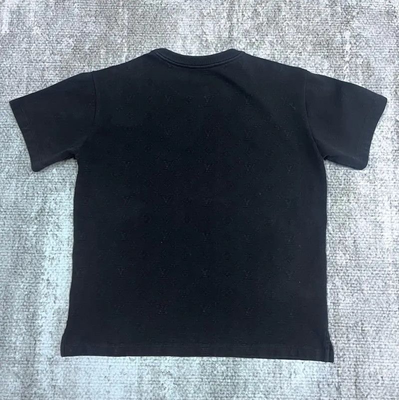 Louis Vuitton Louis Vuitton Black Cotton T-Shirt for Women 0089 Size M / US 6-8 / IT 42-44 - 4 Thumbnail