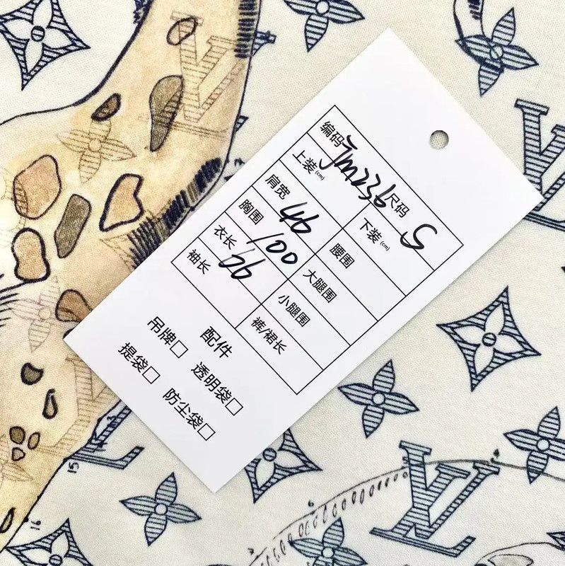 Louis Vuitton Louis Vuitton Multicolor Cotton Women's T-Shirt 0089 Size S / US 4 / IT 40 - 6 Thumbnail