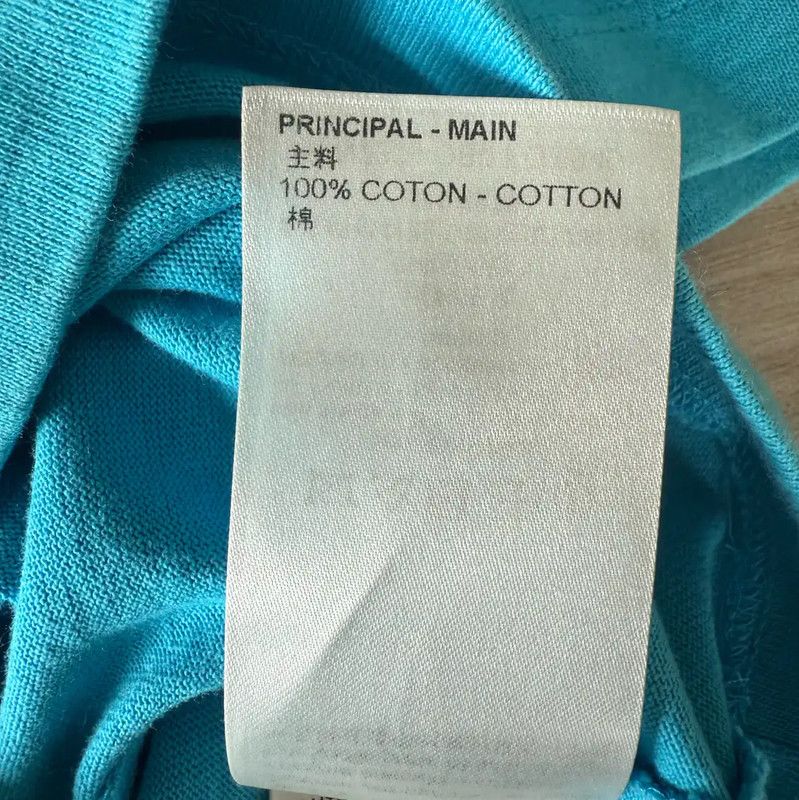 Louis Vuitton Louis Vuitton Blue Cotton T-Shirt for Women 0089 Size M / US 6-8 / IT 42-44 - 5 Thumbnail