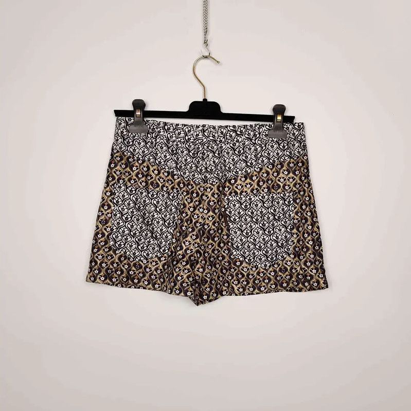 Louis Vuitton Louis Vuitton Brown Silk Women's Shorts 0089 Size 23" - 2 Thumbnail