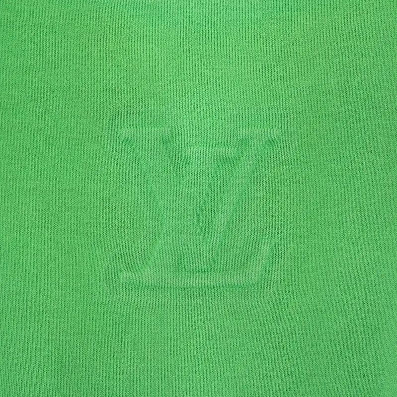 Louis Vuitton Louis Vuitton Green Logo Women's T-Shirt 0089 Size XS / US 0-2 / IT 36-38 - 4 Thumbnail