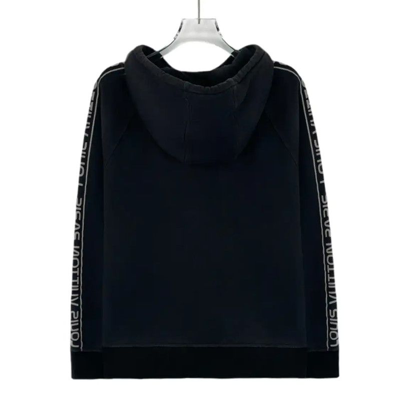 Louis Vuitton Louis Vuitton Black Cotton Women's Hoodie 0089 Size M / US 6-8 / IT 42-44 - 2 Thumbnail
