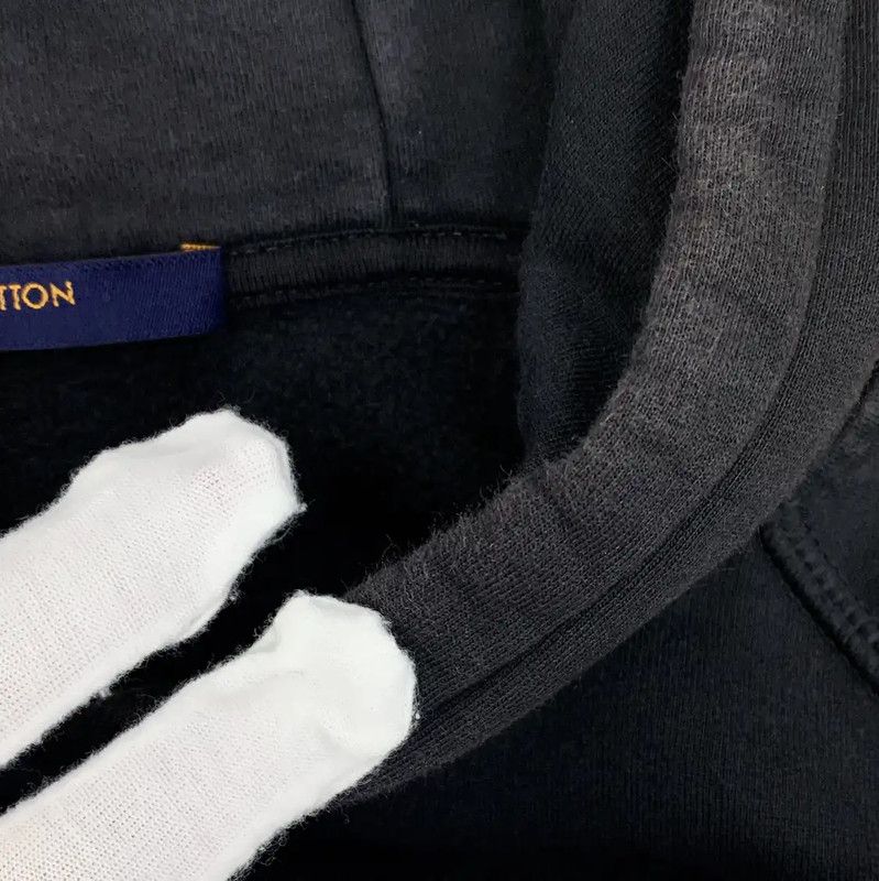 Louis Vuitton Louis Vuitton Black Cotton Women's Hoodie 0089 Size M / US 6-8 / IT 42-44 - 9 Thumbnail