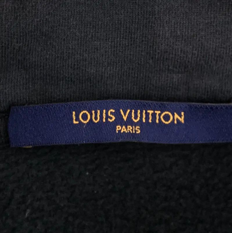 Louis Vuitton Louis Vuitton Black Cotton Women's Hoodie 0089 Size M / US 6-8 / IT 42-44 - 6 Thumbnail