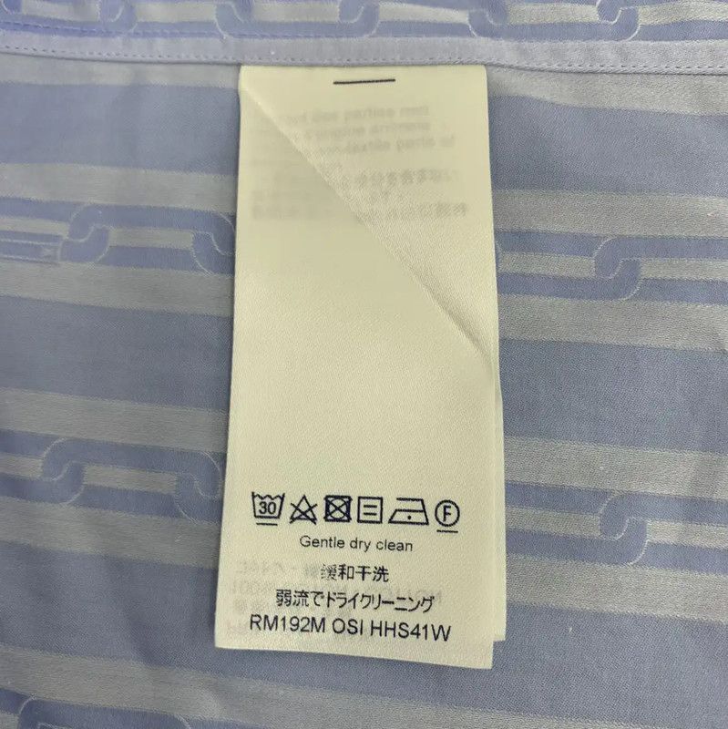 Louis Vuitton Louis Vuitton Light Blue Cotton Shirt 0089 Size M / US 6-8 / IT 42-44 - 7 Thumbnail