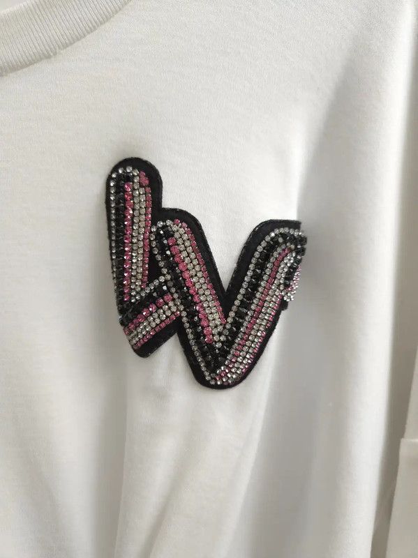 Louis Vuitton Louis Vuitton White Cotton Dress with Logo 0089 Size S / US 4 / IT 40 - 4 Thumbnail
