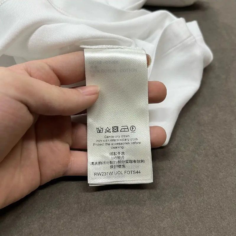 Louis Vuitton Louis Vuitton White Cotton Women's T-Shirt 0089 Size XS / US 0-2 / IT 36-38 - 6 Thumbnail