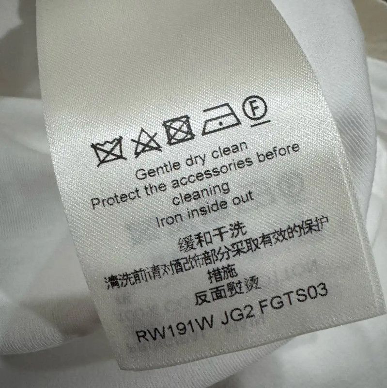 Louis Vuitton Louis Vuitton White Cotton Women's T-Shirt 0089 Size XS / US 0-2 / IT 36-38 - 4 Thumbnail