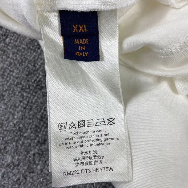 Louis Vuitton Louis Vuitton White Cotton XXL T-Shirt 0089 Size XXL / US 16-18 / IT 52-54 - 6 Thumbnail