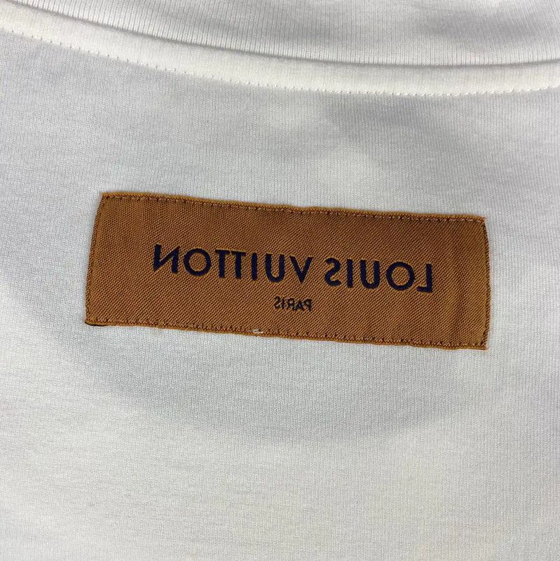 Louis Vuitton Louis Vuitton White Cotton XXL T-Shirt 0089 Size XXL / US 16-18 / IT 52-54 - 4 Thumbnail