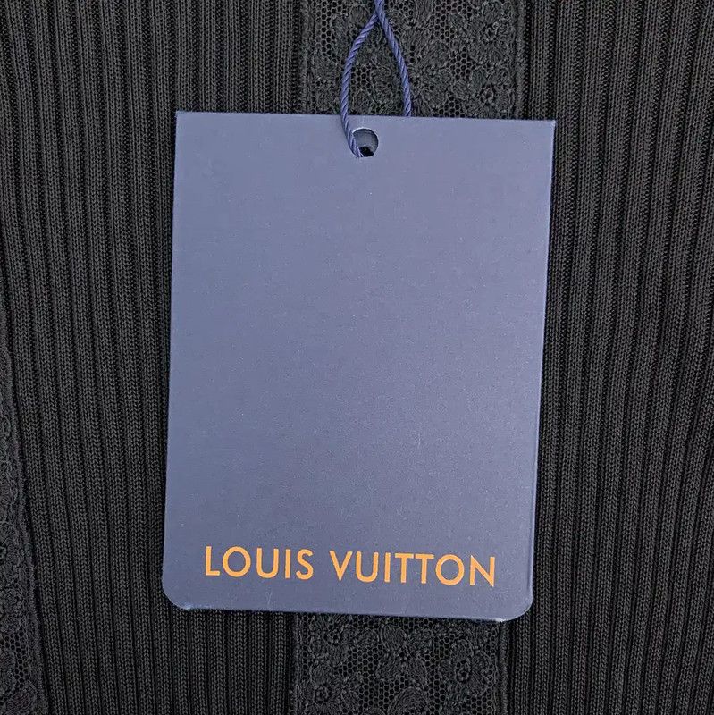 Louis Vuitton Louis Vuitton Black Long Sleeve Knit Top 0089 Size M / US 6-8 / IT 42-44 - 6 Thumbnail