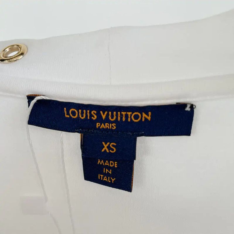 Louis Vuitton Louis Vuitton White Summer Short Sleeve T-Shirt 0089 Size XS / US 0-2 / IT 36-38 - 6 Thumbnail