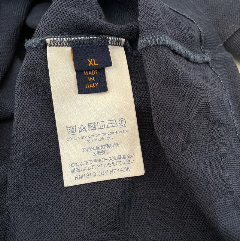 Louis Vuitton Louis Vuitton Summer Navy Cotton T-Shirt 0089 Size XL / US 12-14 / IT 48-50 - 7 Thumbnail