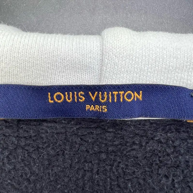 Louis Vuitton Louis Vuitton Black Cotton Women's Sweatshirt 0089 Size XL / US 12-14 / IT 48-50 - 3 Thumbnail