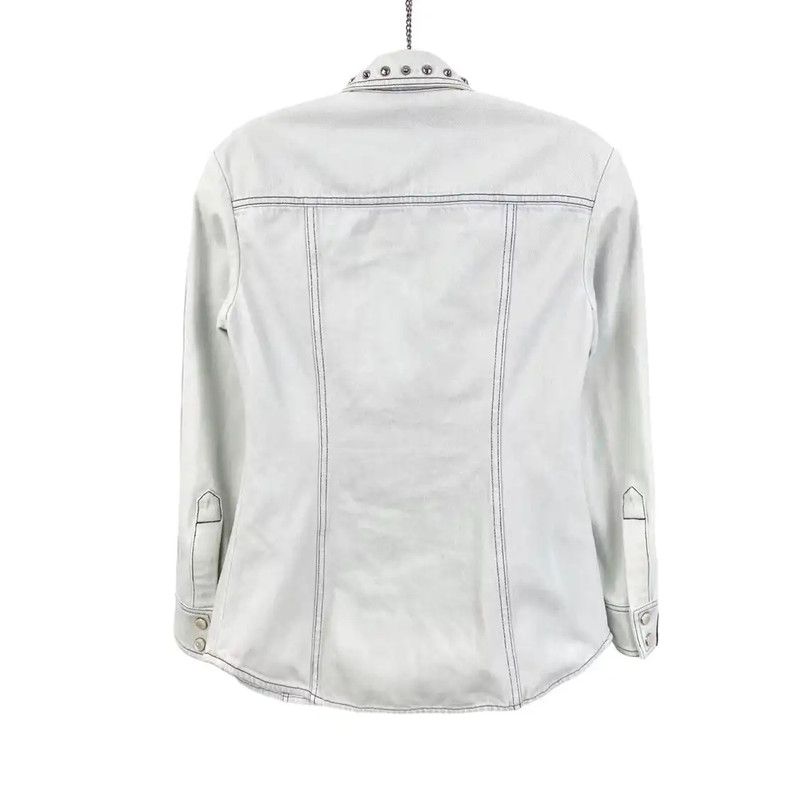 Louis Vuitton Louis Vuitton Light Blue Cotton Jacket for Women 0089 Size ONE SIZE - 2 Thumbnail