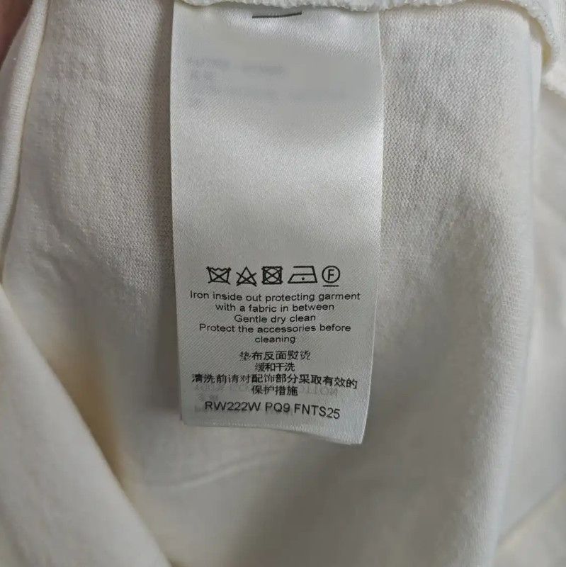 Louis Vuitton Louis Vuitton White Cotton Summer T-Shirt 0089 Size XL / US 12-14 / IT 48-50 - 4 Thumbnail