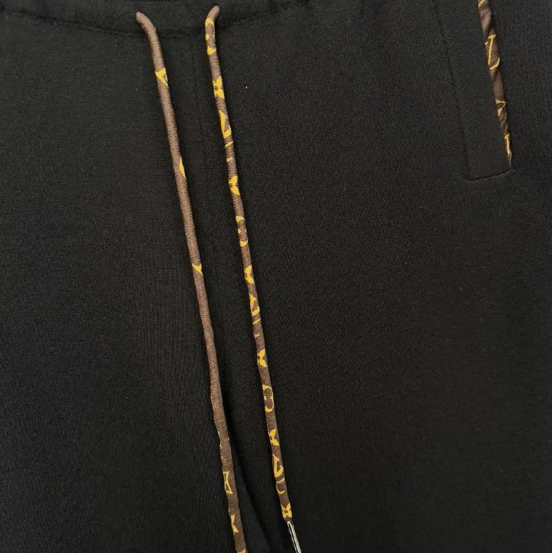 Louis Vuitton Louis Vuitton Black Casual Pants for Women 0089 Size 23" - 2 Thumbnail