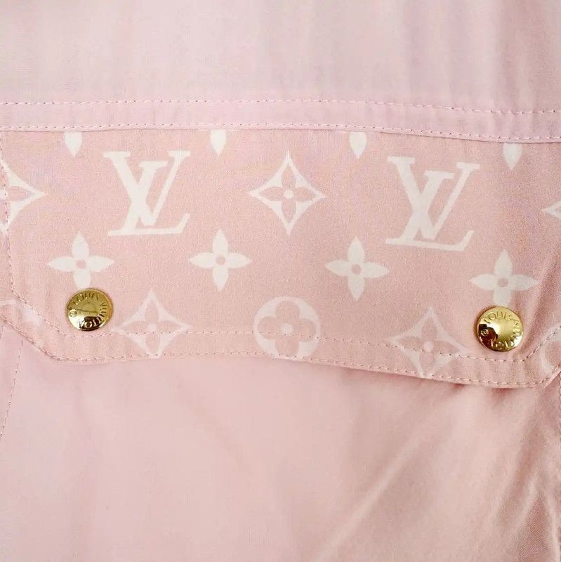 Louis Vuitton Louis Vuitton Light Pink Women's Shorts Size S 0089 Size 23" - 3 Thumbnail