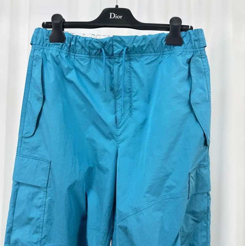 Louis Vuitton Louis Vuitton Blue Nylon Casual Pants for Women 0089 Size 23" - 3 Thumbnail