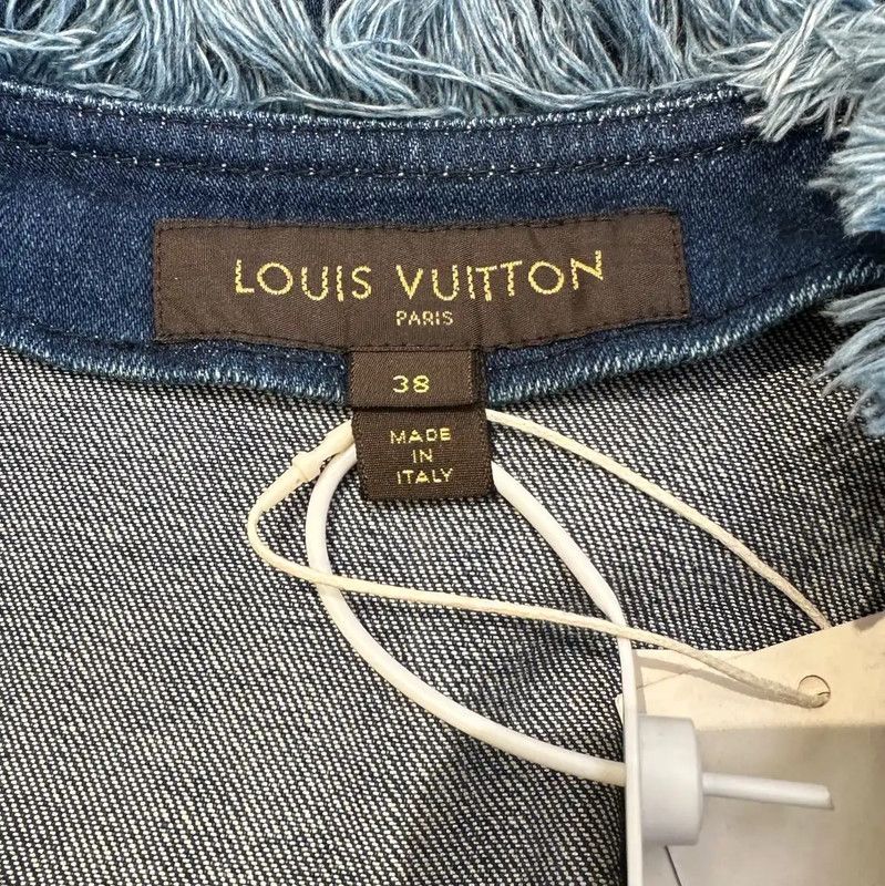 Louis Vuitton Louis Vuitton Fringe Denim Jacket for Women 0089 Size S / US 4 / IT 40 - 6 Thumbnail