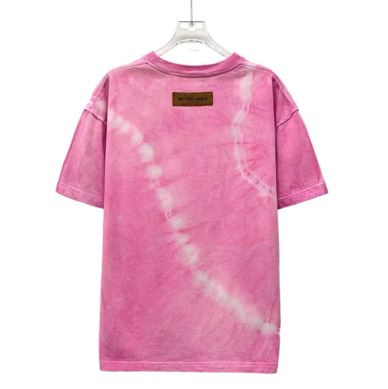 Louis Vuitton Louis Vuitton Pink Cotton Women's T-Shirt 0089 Size S / US 4 / IT 40 - 2 Thumbnail
