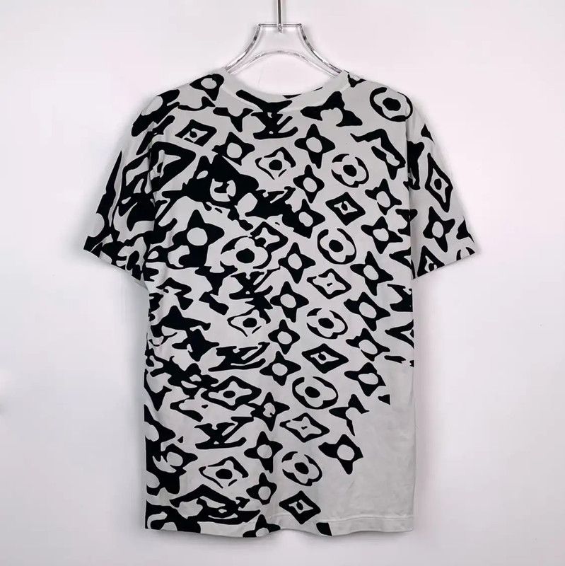 Louis Vuitton Louis Vuitton Color Block Cotton T-shirt for Women 0089 Size XS / US 0-2 / IT 36-38 - 2 Thumbnail